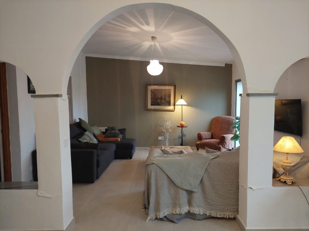 Woonkamer in de finca